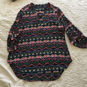 Versona Bright Aztec Tunic sz L